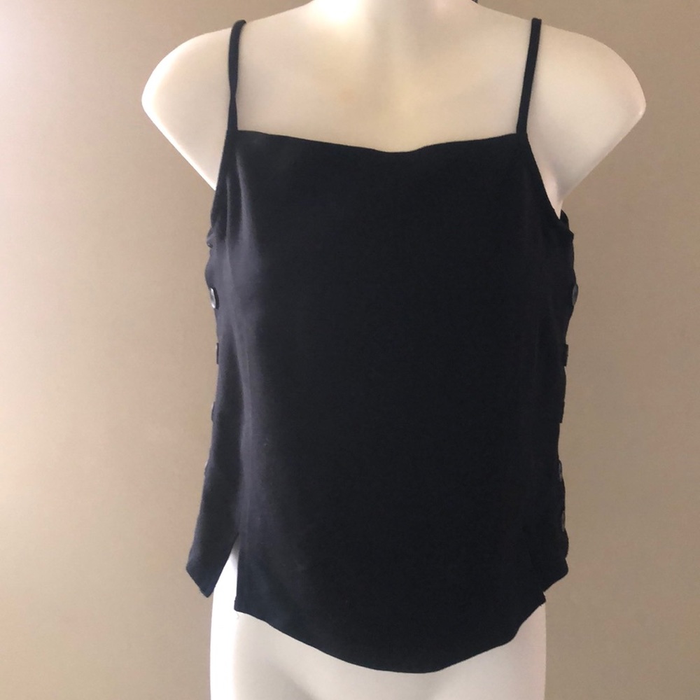 Black tank top